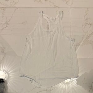 Lululemon White Sleeveless Top